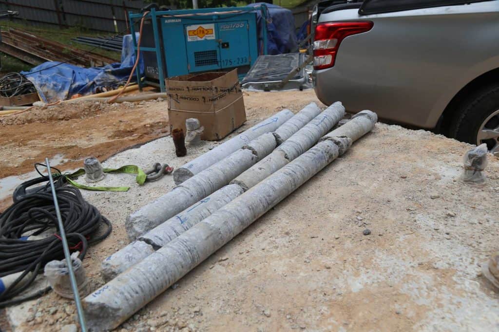 10-Metre Bored Pile Concrete Core Test | Concrete Coring | Core Drilling | Sonicon Construction