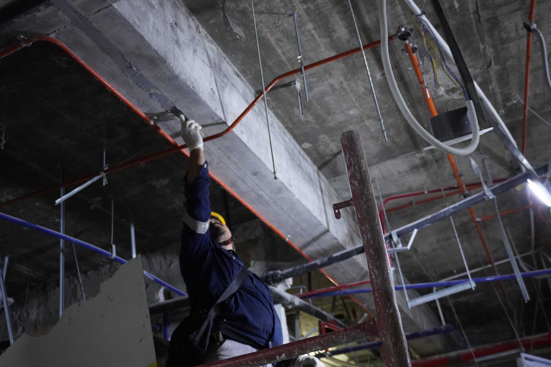 CFRP Strengthening Works at an Operating Hospital Facility