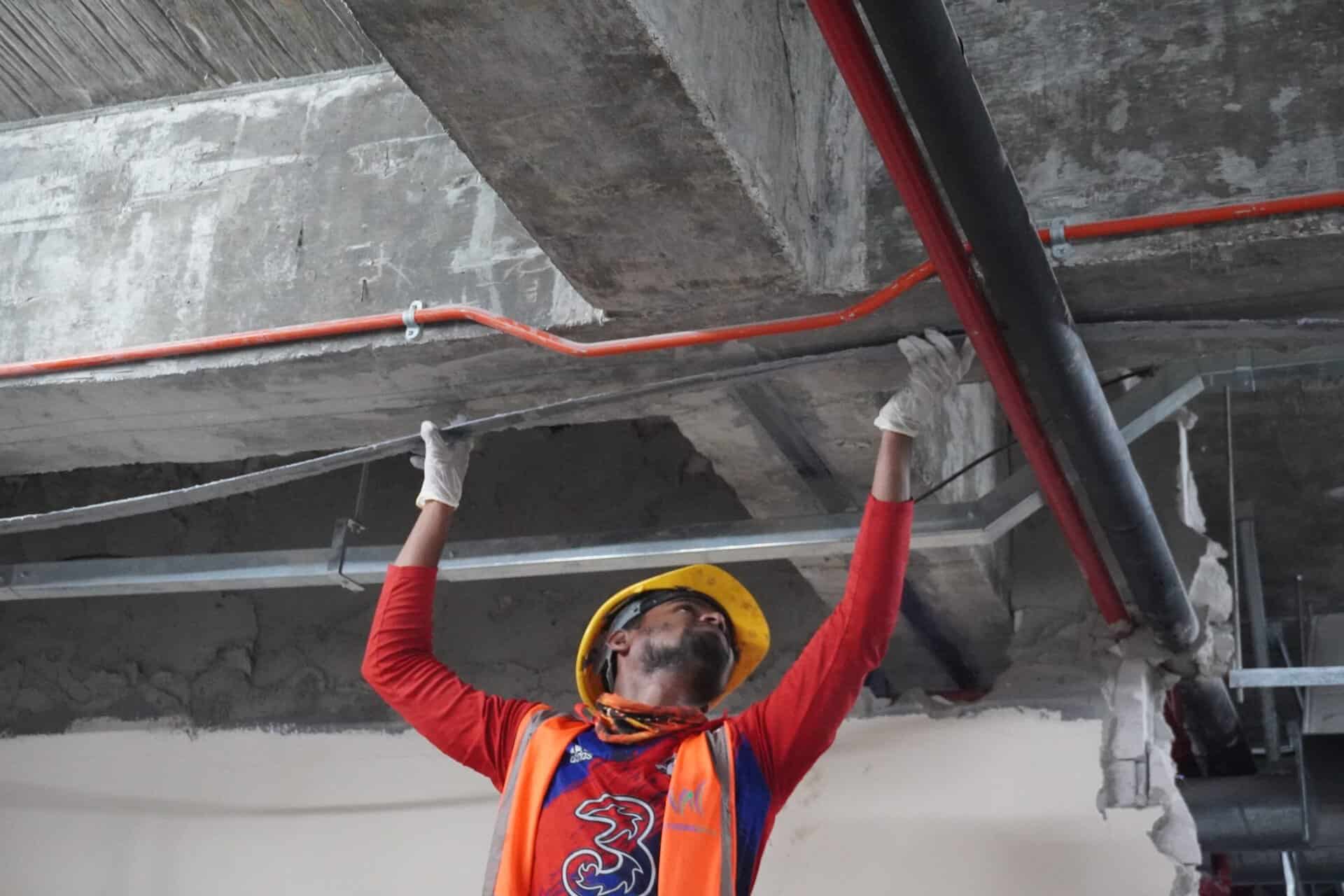 CFRP Strengthening Works at an Operating Hospital Facility