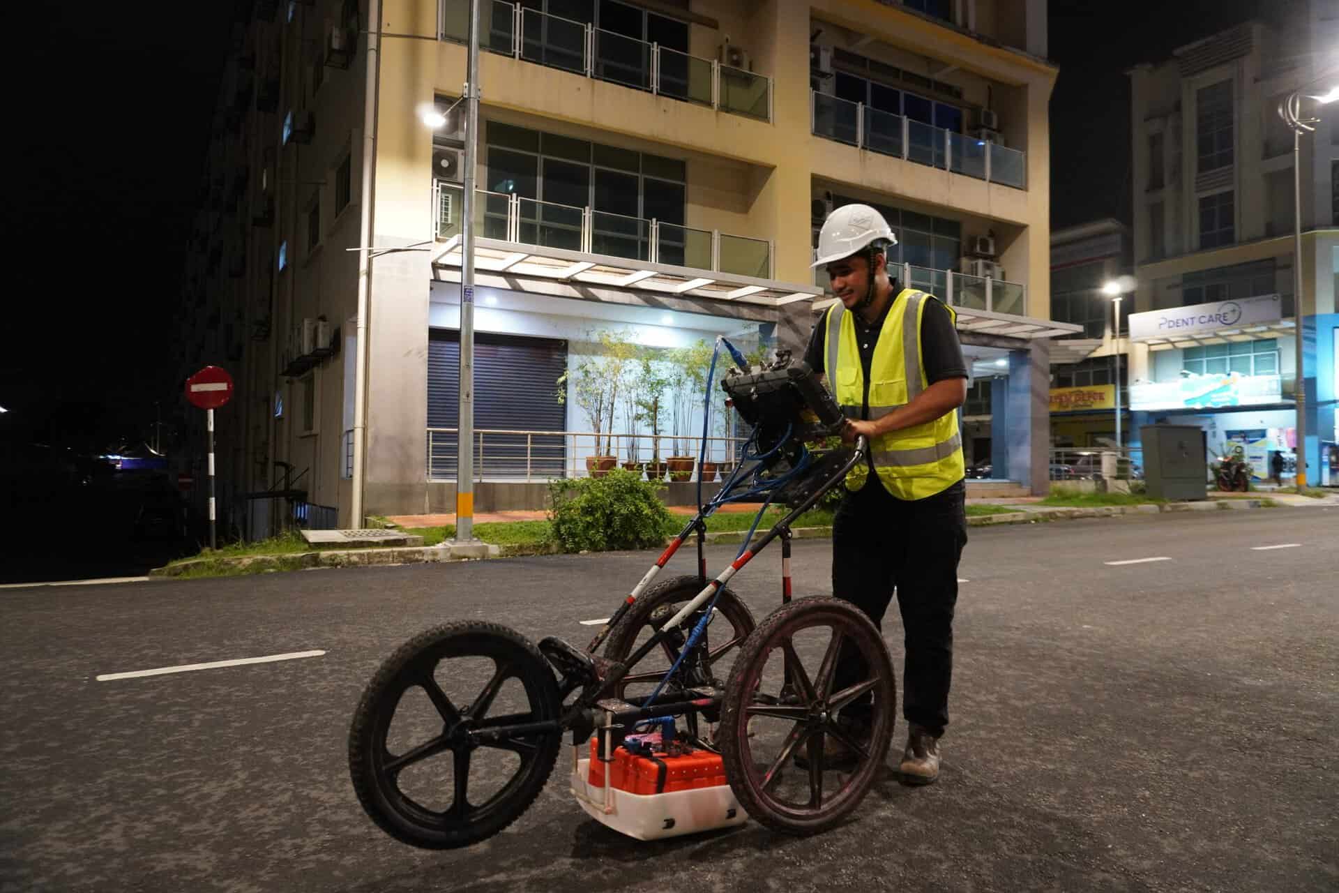 Utility Mapping for Water Reticulation Lines