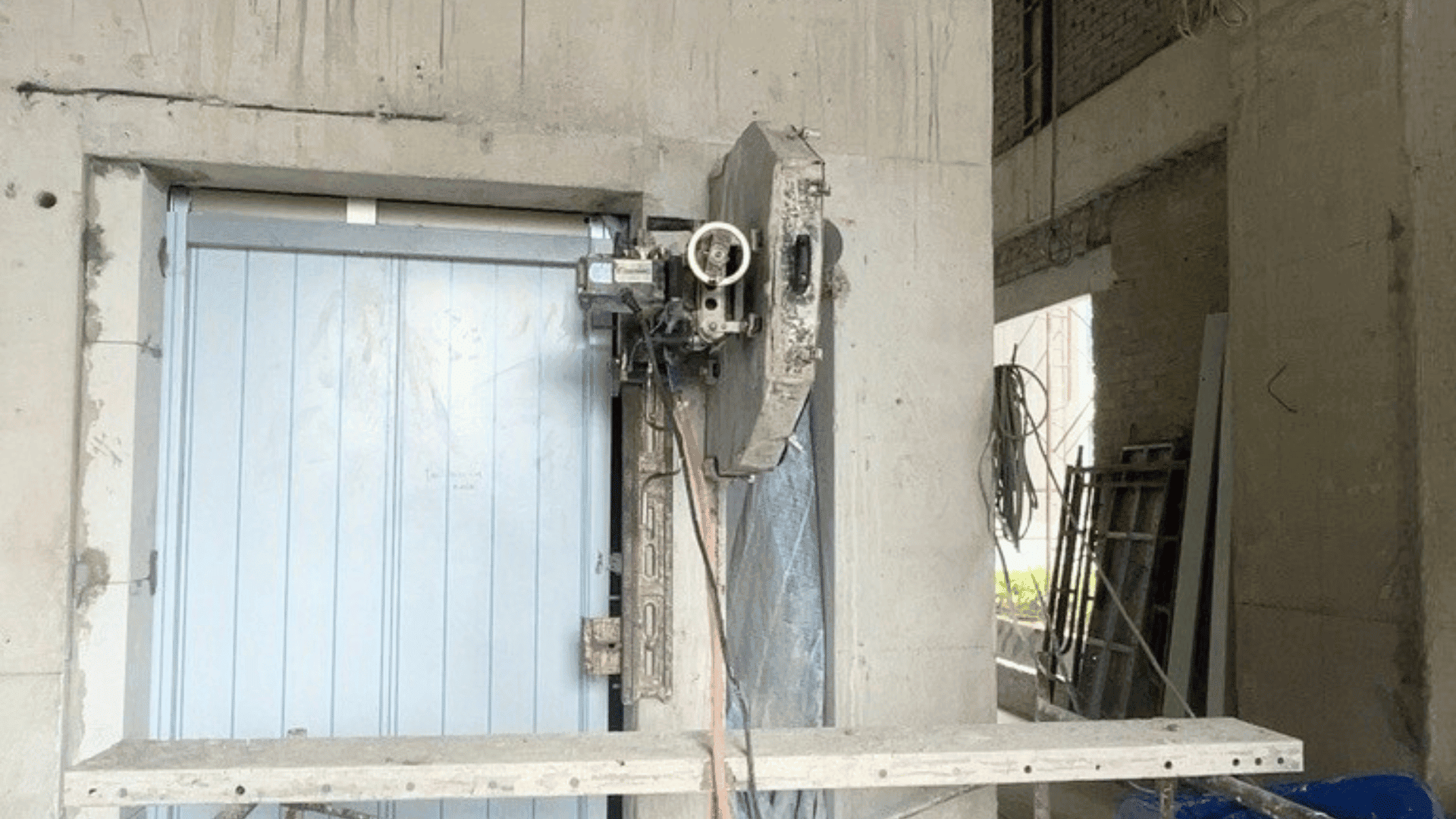 Lift Panel Openings & Tower Crane Base Demolition 