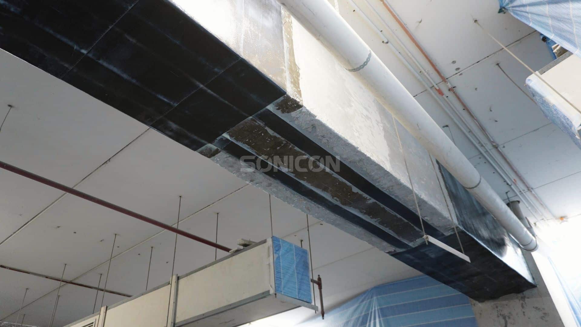 CFRP Strengthening Works at an Operating Hospital Facility